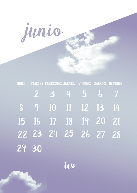 Calendario junio DESCARGABLE